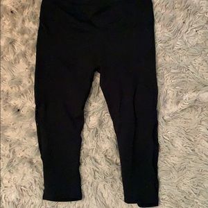 Black Knee Length workout pants!